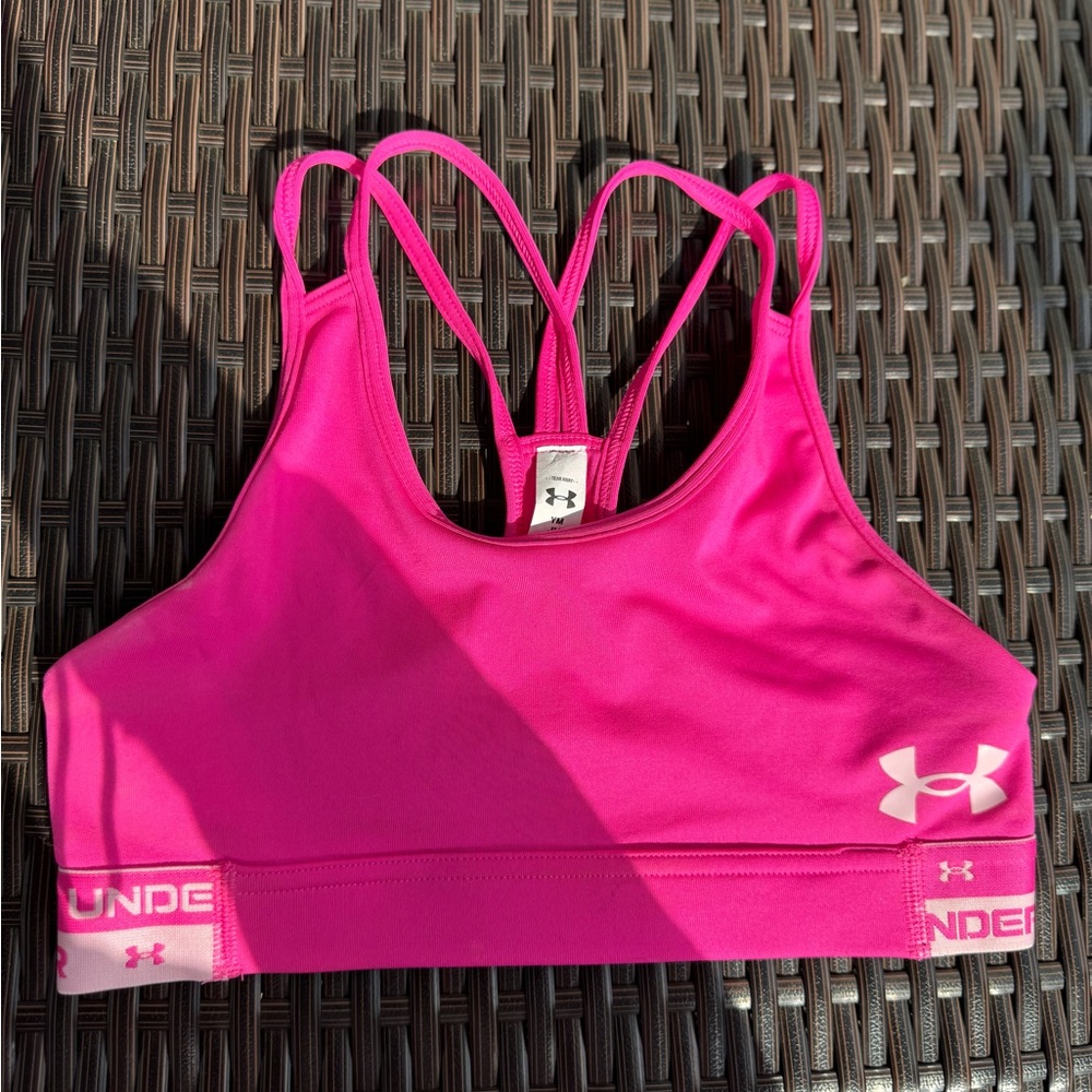 Under Armour Women's Pink Sports Bra